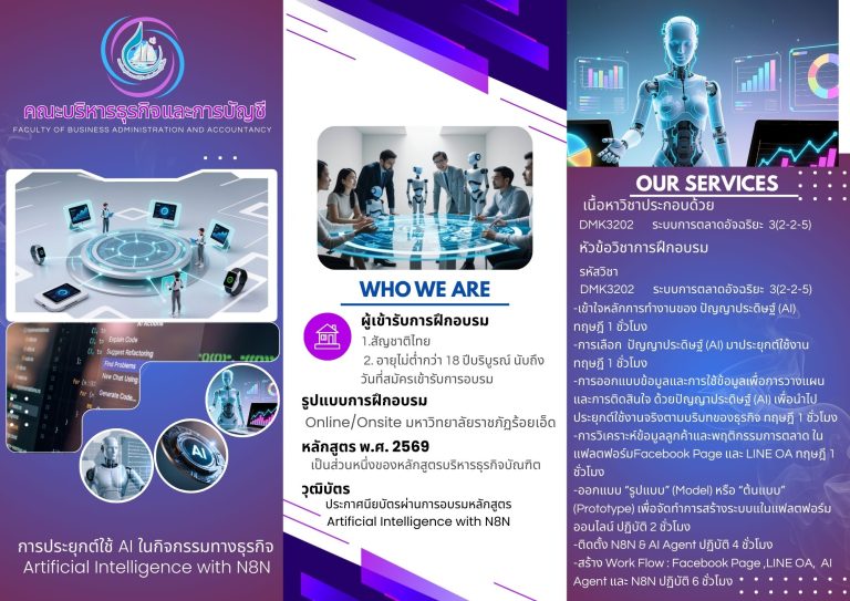 การประยุกต์ใช้ AI ในกิจกรรมทางธุรกิจ